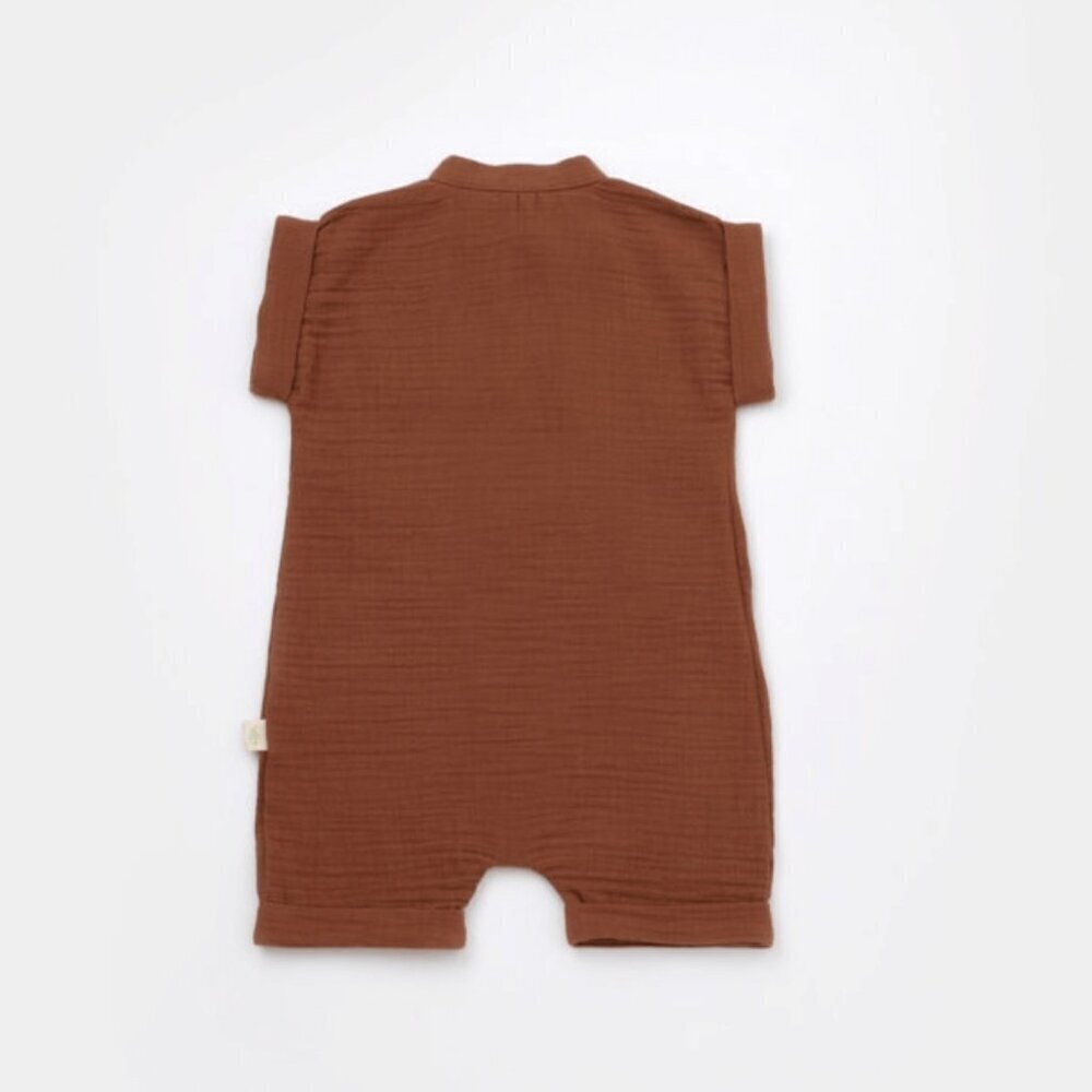 100% Organic Cotton Sleveless Romper - Picture 8 of 9